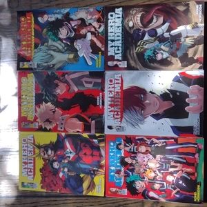 My Hero Academia Volumes: 1, 2, 3, 4, 5, 6